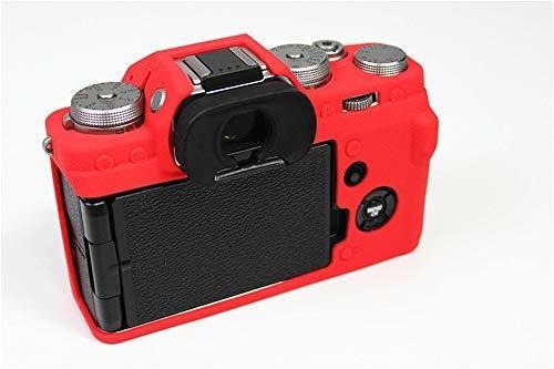 Estuche Para Fujifilm Fuji T4 Xt4 Silicona Color Rojo