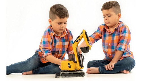 Bruder Toys - Construcción Realista Cat Mini Excavadora V...