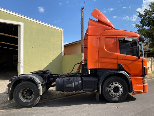 Imagem 7 de 15 de Scania- P340- 4x2 - 2006/06-laranja- Oportunidade Única