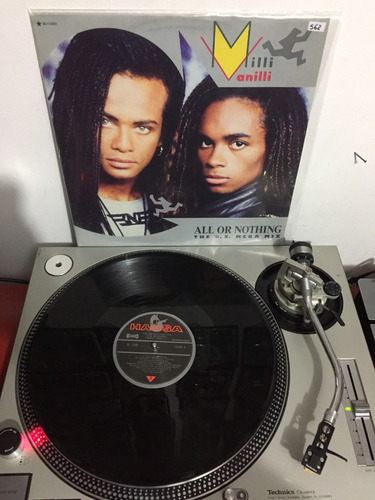 Milli Vanilli - All Or Nothing Megamix - Maxi Single 90s (Usado)