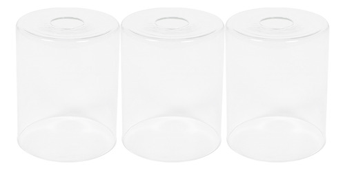 Pantalla De Lámpara De Vidrio Transparente, 3 Uds.