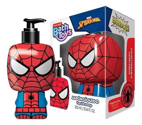 Jabon Liquido Spiderman Algabo 300 Ml Pack X 3 ( Combinable