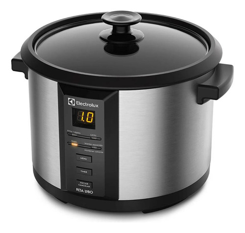 Panela Elétrica De Arroz A Vapor Electrolux Inox 220v Frequência 60 Hz