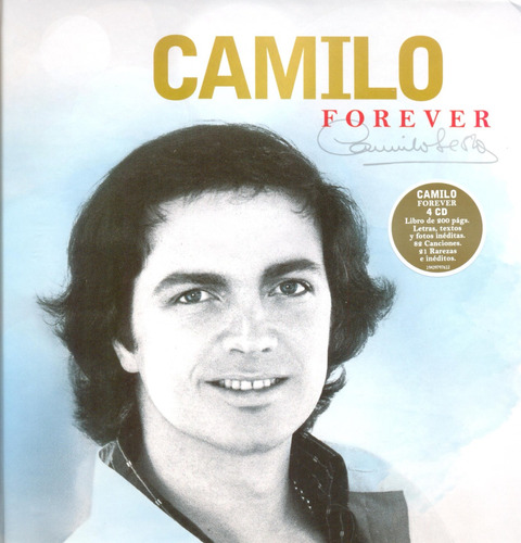 Camilo Forever - Camilo Sesto - Libro + 4 Cd - Nuevo - 2022