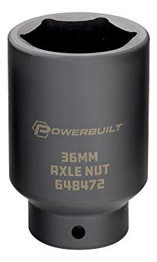 Socket Para Tuerca De Eje De 36mm 6 Puntas, Extra Profundo,