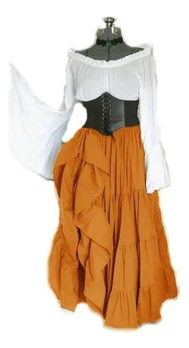 Disfraz Victoriano Medieval Para Mujer, Cosplay, Renacentist