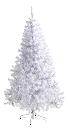 5.9ft. Rbol De Navidad Artificial Blanco Con 680 Ramas Plega