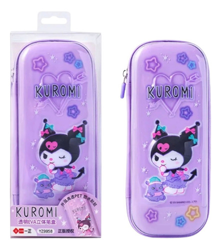 Lapicera De Lujo Kuromi Kawaii Color Lila
