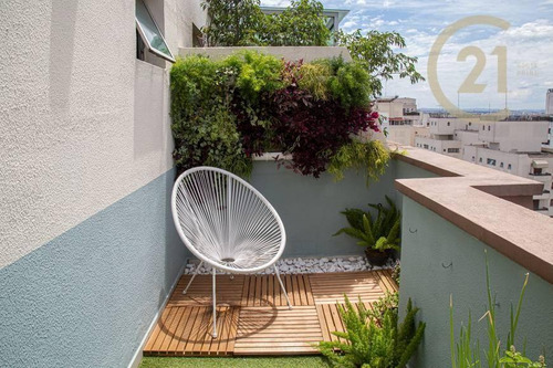Cobertura Com 2 Dormitórios À Venda, 76 M² Por R$ 900.000,00 - Pinheiros - São Paulo/sp - Co0799