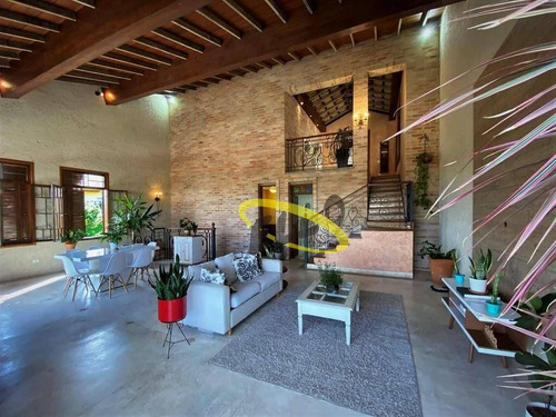 Imagem 7 de 30 de Spii - 4 Dorm (1ste) Rústica, Linda E Impecável! Lareira, Piscina, Gourmet! - Ca5155