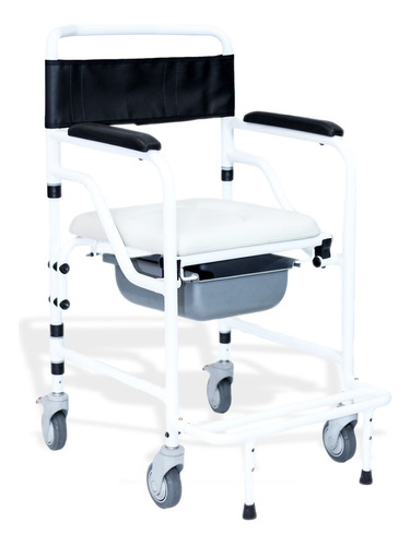 Cadeira De Rodas Higienica Banho Fixo New 48 Cm Ortobras