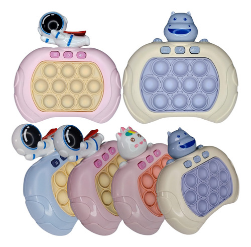 Pop-it Brinquedo Game Eletronico Anti Stress Educativo Cor Astron Azul
