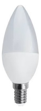 Bombillo Vela Led 5w E14 4000k 100/240v Roblan. Vela5w-1