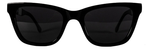 Lentes De Sol Emmet Cat Eye Unisex Blanco Negro Uv400