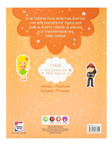 Crie Contos Com 500 Adesivos: Fantasias