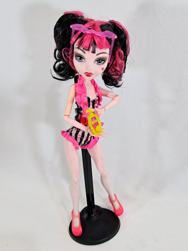 Boneca Draculaura Swim Class Monster High Mattel Lala 01 (Usado)