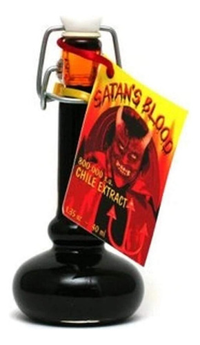 Salsa Picante Satan S Blood Con Extracto De Chile 38 Ml