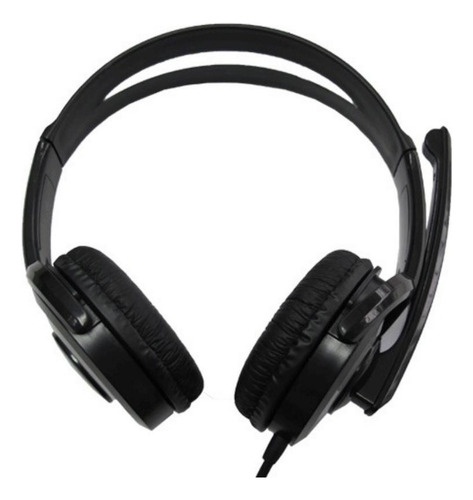 Fone De Ouvido Gamer Headset Dex Df-55 Usb Controle Preto Preto