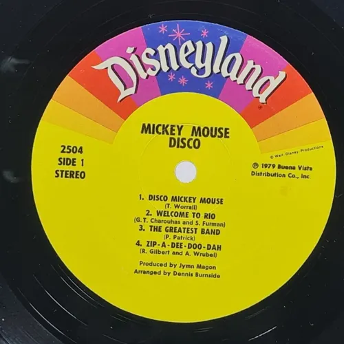 Lp Disney's Mickey Mouse Disco | MercadoLivre
