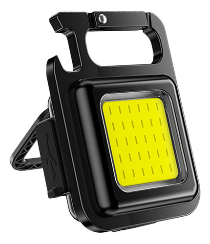 Imán Cob Llavero Linterna Usb Lámpara Recargable Para