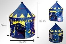 Carpa Castillo Para Niñas Y Niños 135 Cm X 1.05cm 4 Varillas