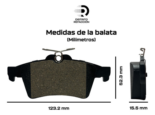 Kit Balatas Tras P/ Ford Escape Se Plus 2.5 2013 Ceramica