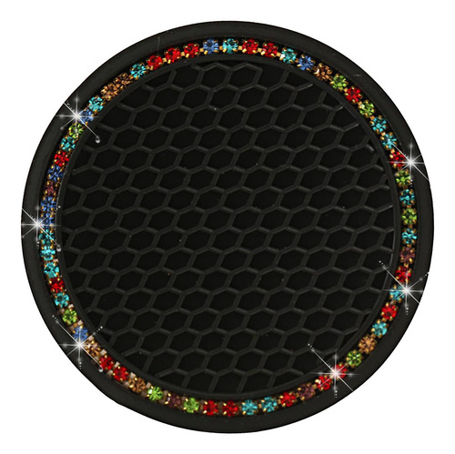 Vehículo Crystal Coaster Strass Cristal De Color Negro