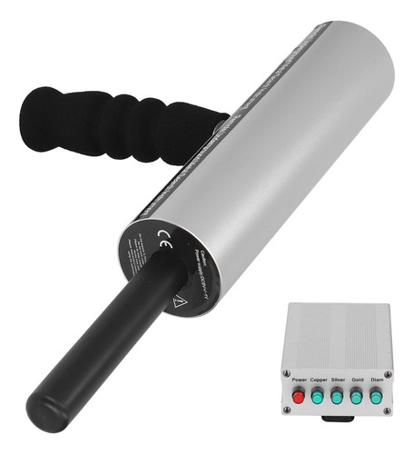Detector De Metales, Aluminio, Plata, 14 M De Profundidad, 8