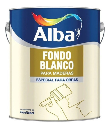 Fondo Sintetico Blanco Para Maderas 0,5 L Alba Standard Mm