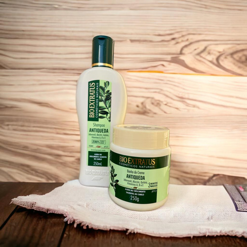 Kit 1 Shampoo 1 Banho Creme Antiqueda Jaborandi 250 Ml K8175