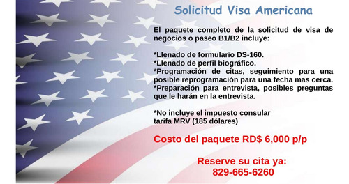 Solicitud De Visa Americana, Formulario Ds160