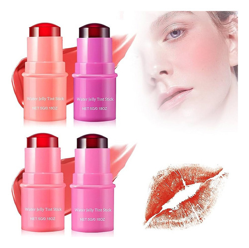 Rubor Labial Jelly Tinta Gelatina Larga Duracion - By Mecow Tono Del Maquillaje 1