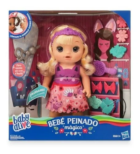 Muñeca baby alive peinados magicos new arrivals