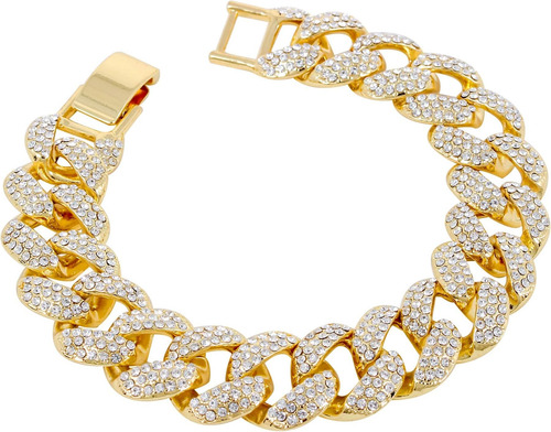 Ice Star Juego De Pulsera Y Reloj Totalmente Helado Para De