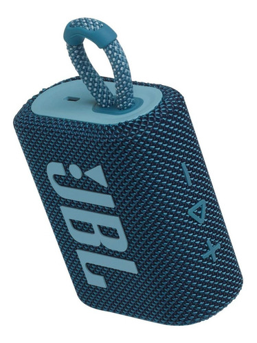 Imagen 2 de 12 de Parlante JBL Go 3 portátil con bluetooth waterproof blue 220V