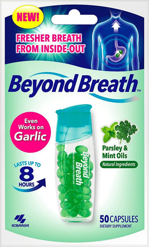 Beyond Breath Cápsulas Refrescantes De Aliento De Menta | 50 Unidades