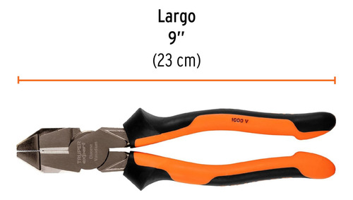 Alicate Universal 9p Dielectrico 1000v Uso Rudo Expert