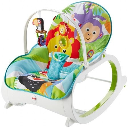 Silla Mecedora Fisher Price Original Crece Conmigo Rainfores