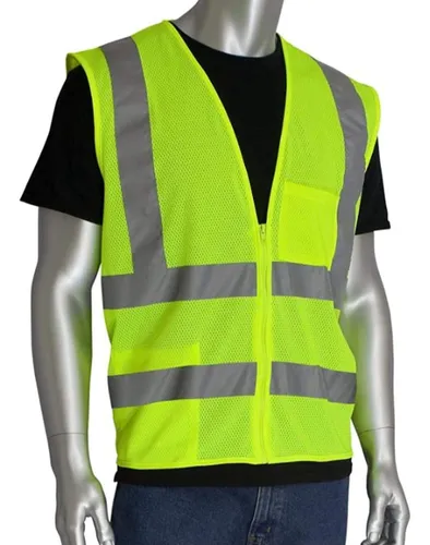 Chaleco De Seguridad Siso Xxl Verde Neón Reflectante