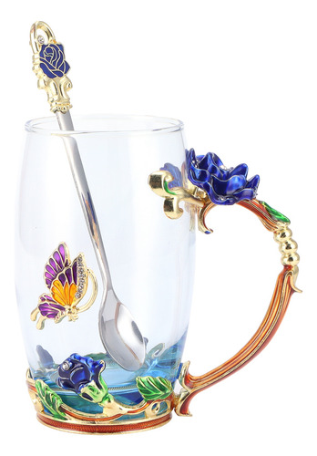 Taza De Té, Taza De Vidrio, Innovadora Taza Con Forma De Flo