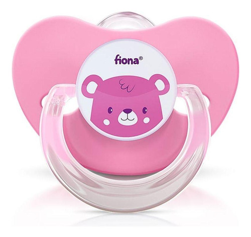 Chupeta Fiona Ortodôntica Silicone 0-6m Rosa - Lillo