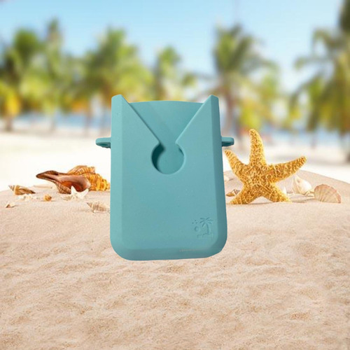 Tenedor Del Teléfono Celular Del Bolso De La Playa, Azul