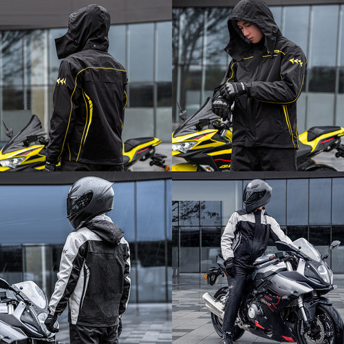 Yi Capa De Chuva Unissex Moto De Impermeável Para