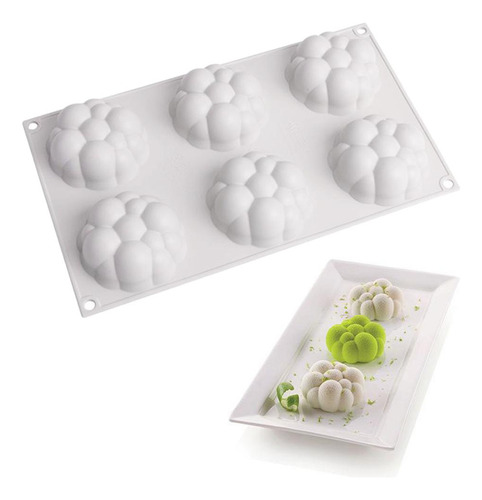 Molde De Silicona De Burbuja 3d Diy Pastel Postre