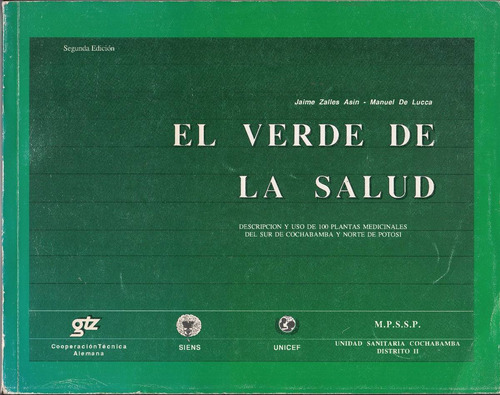 Verde De La Salud Plantas Medicinales Bolivia Jaime Zalles