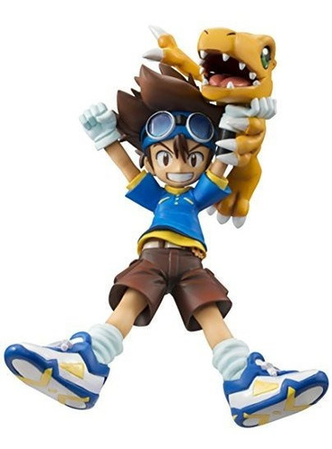 Estatua - Megahouse Digimon Adventure: Taichi Yagami & Agumo