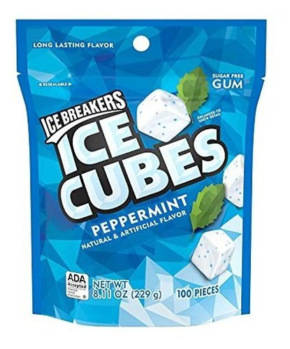 Chicle Americano Ice Breakers Sin Azucar 40 Unds Original