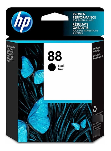 Cartucho Original Hp 88 Negro C9385al K550 K8600 K5400