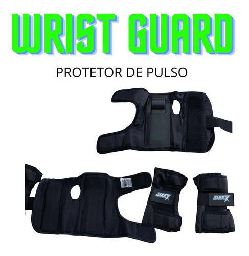 Imagem 1 de 4 de Wrist Guard Protetor De Punho Shock Skate Patins
