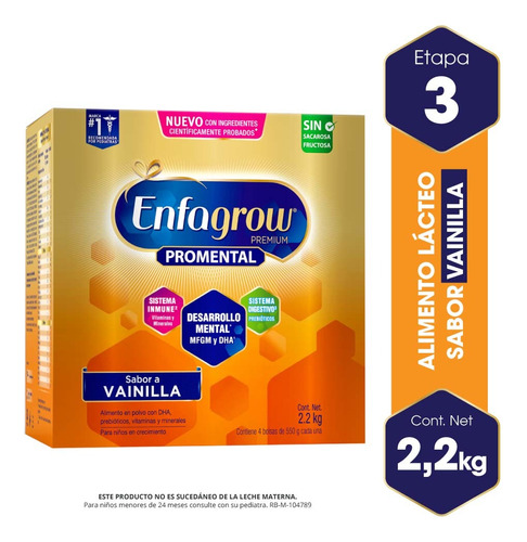 Enfagrow Premium Sabor Vainilla 2.2 Kg